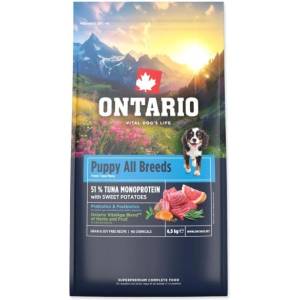 ONTARIO Храна Ontario Puppy All Breeds Monoprotein Tuna & Sweet Potatoes 6, 5kg (214-13135)