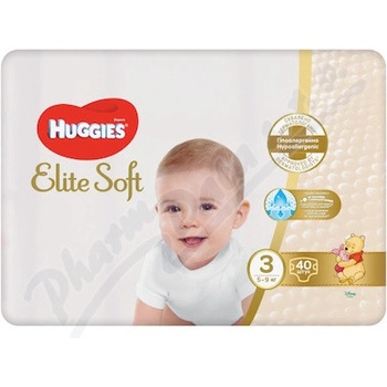 HUGGIES Elite Soft 3 5 - 9 kg 40 ks