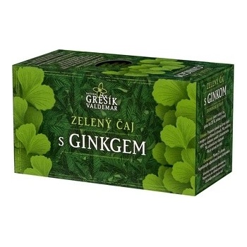 Grešík Zel. čaj s ginkgem 20 x 1.5 g