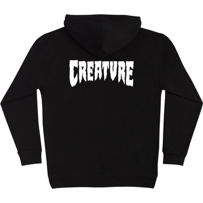 Creature Mono P/O Hooded Heavyweight Black