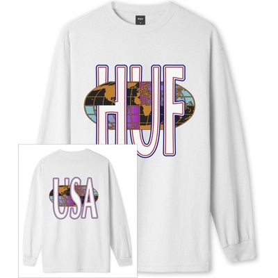 HUF QUAKE USA LS TEE white