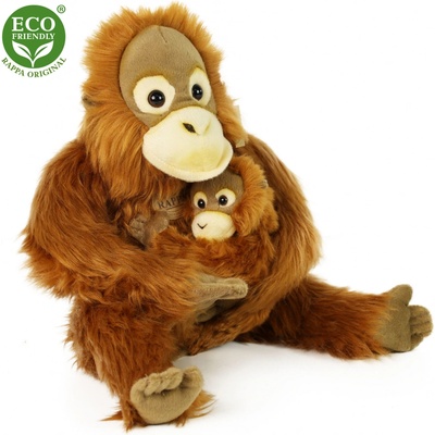 Eco-Friendly Rappa orangutan s mládětem 28 cm – Zboží Dáma