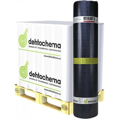DEHTOCHEMA-TN Bitalbit S 35 hydroizolační pás oxidovaný PROTIRADONOVÝ 3,5 mm (10 m2)
