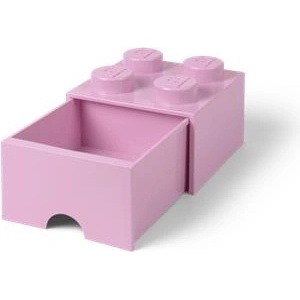 LEGO Кутия за съхранение с чекмеджета, LEGO „Brick, розова 40051738 (40051738)