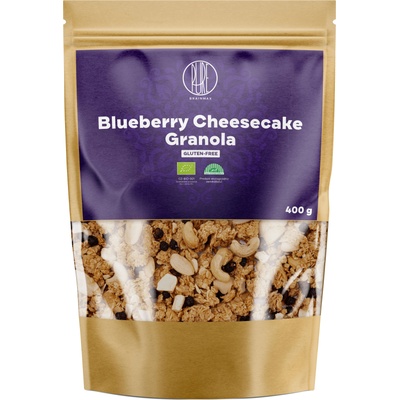 BrainMax Pure Pure® Blueberry Cheesecake Granola, боровинки и бял шоколад, BIO, 400 g