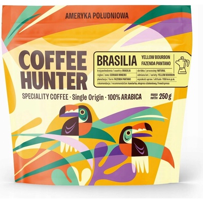 Coffee Hunter Brasilia Fazenda Pantano Espresso zrnková 250 g