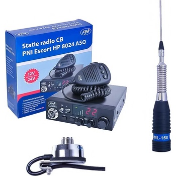 PNI PNI-PACK55 CB Radio Kit Escort HP 55 ASQ ML70 Antenna 4W 12V (PNI-PACK55)