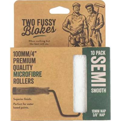 Two Fussy Blokes Mikrovláknový maliarsky valček so stredne dlhým vlasom, 10 cm 1 ks