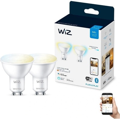 WiZ SADA 2x LED Stmívatelná žárovka PAR16 GU10/4,7W/230V 2700-6500K CRI 90 Wi-Fi- WI0145