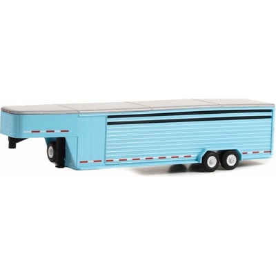 GreenLight Přivěs 26-Foot Continuous Gooseneck Livestock 1:64