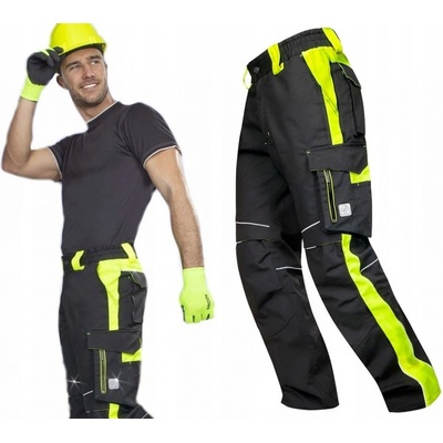 Ardon H6401 NEON kalhoty do pasu černo-žluté