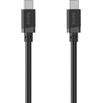 Hama Кабел USB-C мъжко- USB-C мъжко, 60 W, 1 m, черен (201806)