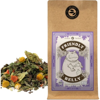 Alveus Bio prémiová směs bylinného čaje Friendly Belly 100 g