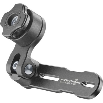 Interphone Стойка за мотор Interphone - Quiklox, за резервоар, черна (12411)