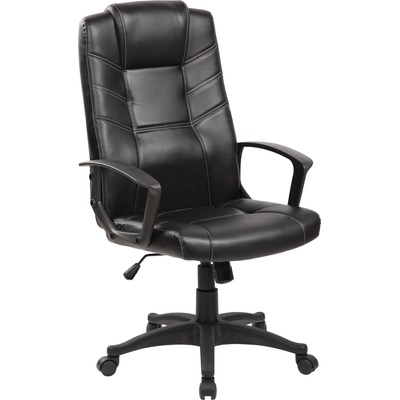 Office Products Работен стол Corsica, еко кожа, черен (31933-А)