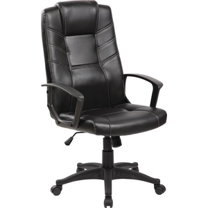 Office Products Работен стол Corsica, еко кожа, черен (31933-А)