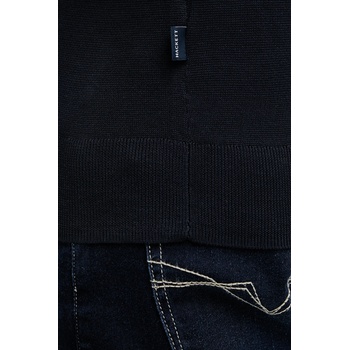 Hackett Памучен пуловер Hackett London мъжки в тъмносиньо от лека материя HM7000095 (HM7000095)