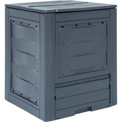 vidaXL zahradní kompostér šedý 60 x 60 x 73 cm 260 l 11461.45682
