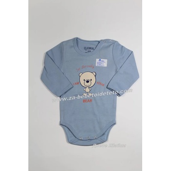 Image 1 of mymosa Боди с дълъг ръкав Мече, 50/56, 62/68, 74/80