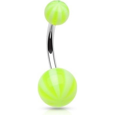 Šperky4U piercing do pupíku banánek BA01014-GG