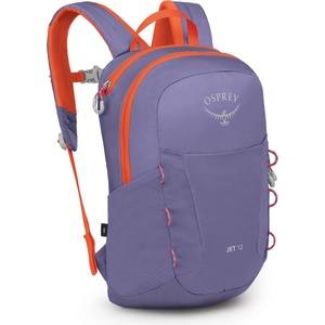 Osprey Детска детска раница Osprey Kid's Jet 12 Kids' backpack - Euphoria Purple / Mars Orange - размер One Size (508-0704-0311)