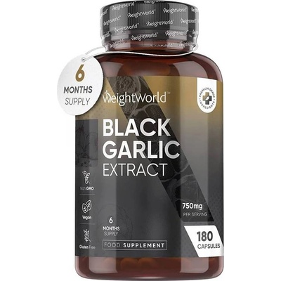 WeightWorld Black Garlic Extract, 180 капсули, Weight World (127407 WW)
