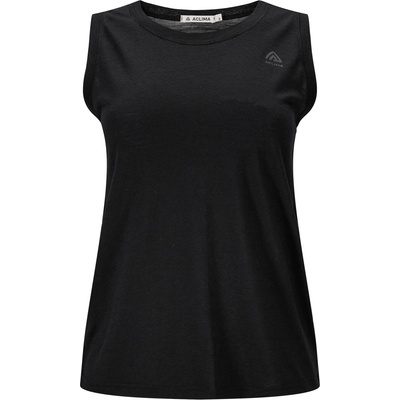 Aclima Дамско мериносово термобельо Aclima Women's LightWool 140 Singlet V2 Merino shirt - Jet Black (916-4901-0111)