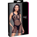 Cottelli Collection - прозрачен парти комплект (черен) - L