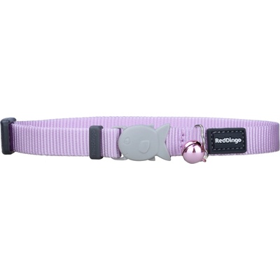 Red Dingo obojek pro kočky Purple Pastel 12 mm