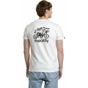 Meatfly мъжка тениска Keke Moto White Meatfly | Byal | МЪЖЕ | XXL