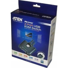 Aten CS-22U-A7 KVM prepínač pre 2xPC s VGA a USB portami