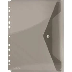 DONAU Калъф за документи a4, pp, патент, с щипка, donau, дим 8540001pl-02 (8540001pl-02)