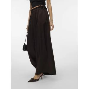 VERO MODA Широк кафяв панталон VMCHARM със завързване Vero Moda | Kafyav | ЖЕНИ | L
