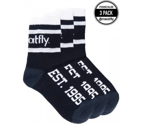 Meatfly Basic Long 3 Pack A Black