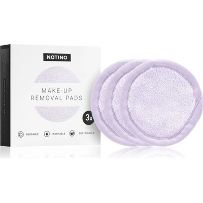 Notino Spa Collection Make up removal pads pratelné odličovací tampony z mikrovlákna odstín Lilac 3 ks