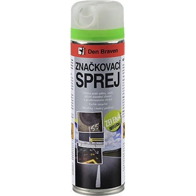 Den Braven značkovací sprej 500 ml, Červený TP00002