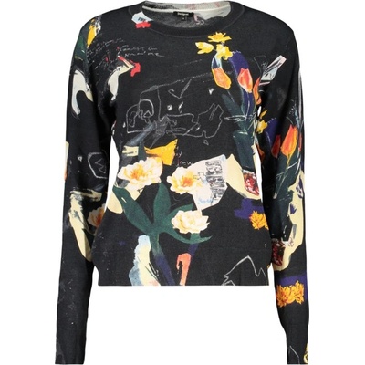 Desigual Пуловер за жени desigual, Размер xl, Цвят Черен (26swjf35_ne2000)