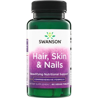 Swanson Hair Skin & Nails vlasy pokožka nechty 60 tabliet