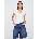 GAP Тениска с дантела GAP GAP | Byal | ЖЕНИ | XXS