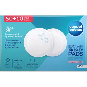 Image 1 of Canpol Подплънки за кърма с лепенка - 60 бр (5901691807426)