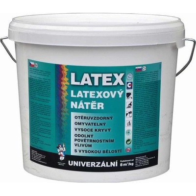 Barvy a laky Hostivař Latex univerzální V2020 bílý 10 kg