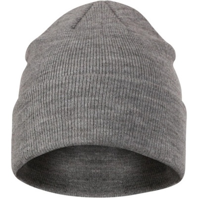 MALFINI Čepice Beanie, sex MAL-31512XX Melír šedá tmavá