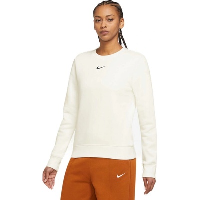 Nike W NSW PHNX FLC STD CREW SAIL/BLACK Bílá