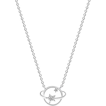 Silenti Jewelry Сребърно колие "Сатурн