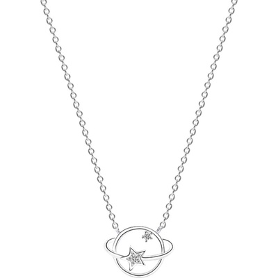 Silenti Jewelry Сребърно колие "Сатурн