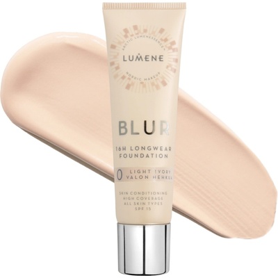 Lumene Nordic Makeup Blur dlouhotrvající make-up SPF15 0 Light Ivory 30 ml