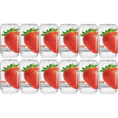 OKF Sparkling Strawberry Drink 12 x 350 ml