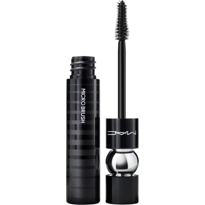 MAC M.A.CStack Micro Brush Mascara objemová a prodlužující řasenka pro krátké řasy Black 12 ml
