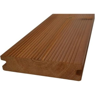Thermoborovice terasové prkno 26x118x3900 mm hladká/jemná drážka – Zbozi.Blesk.cz