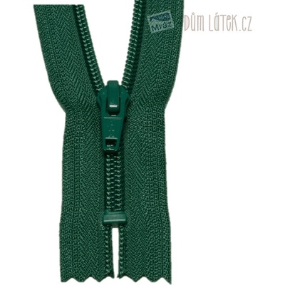 YKK Zips špirálový nedelitelný lesná zelená 12 cm